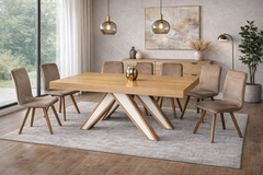 Triangle Wooden Table