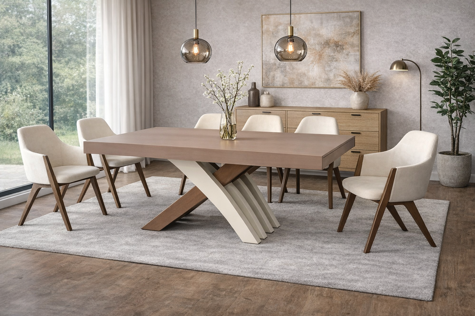 Scissor Dining Set