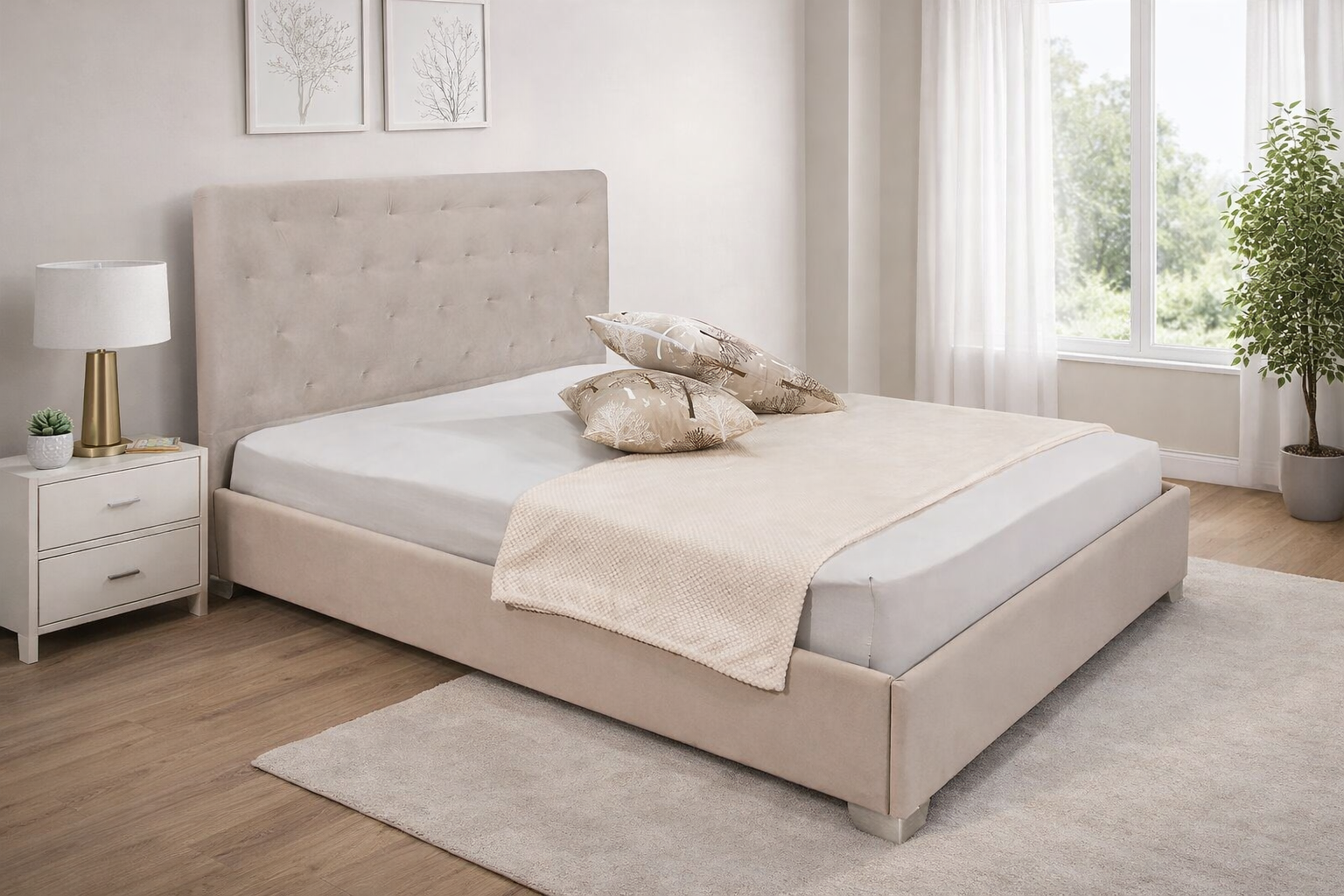 Velutto Fabric Bed